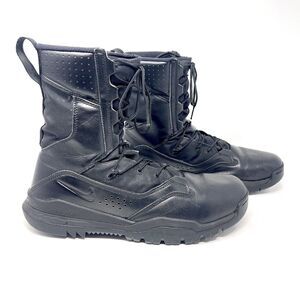 Nike 8" Special Field Boot Triple Black Tactical Patrol AO7507-001 Men’s 14